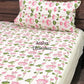 Lotus Jaal Hand Block Super King Bedsheet