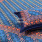 Blue and Orange Mandala Cotton King Size Bedsheet