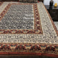 Black Kalamkari Hand Block Printed Single Bedsheet