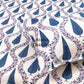Blue and Pink Mughal Jaal Cotton Super King Bedsheet