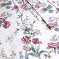 Pink Floral Jaal Cotton Super King Bedsheet