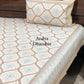 Teal Mughal Jaal Bedsheet