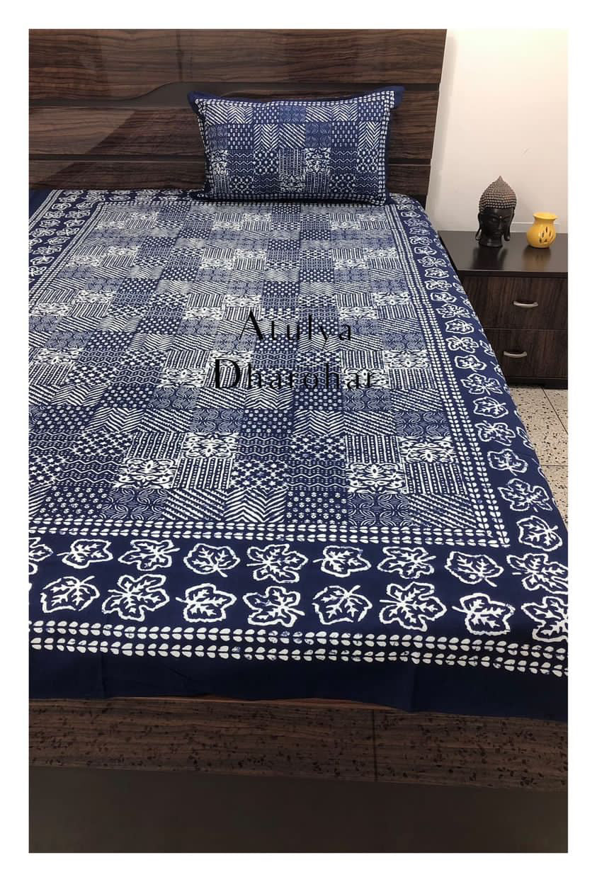 Indigo Single Bedsheet