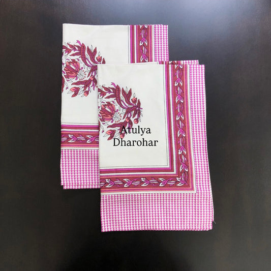 Floral Motifs Pillow Covers