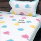 Colourful Elephants Kids Hand Block Printed Single Bedsheet