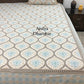 Teal Mughal Jaal Bedsheet