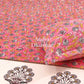 Pink Floral Jaal Bedsheet