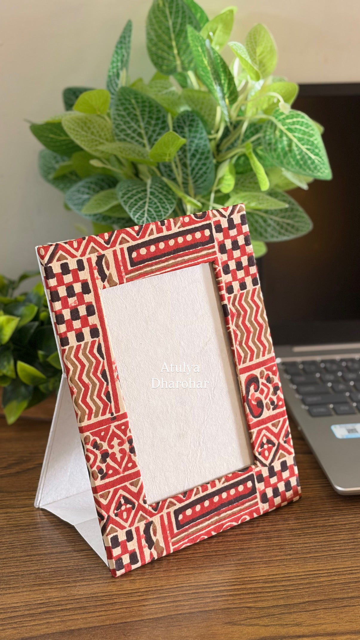 Ajrakh Print Photo Frame