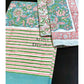 Turquoise Floral Jaal Hand Block Bedsheet