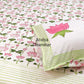 Lotus Jaal Percale Cotton Hand Block Super King Bedsheet