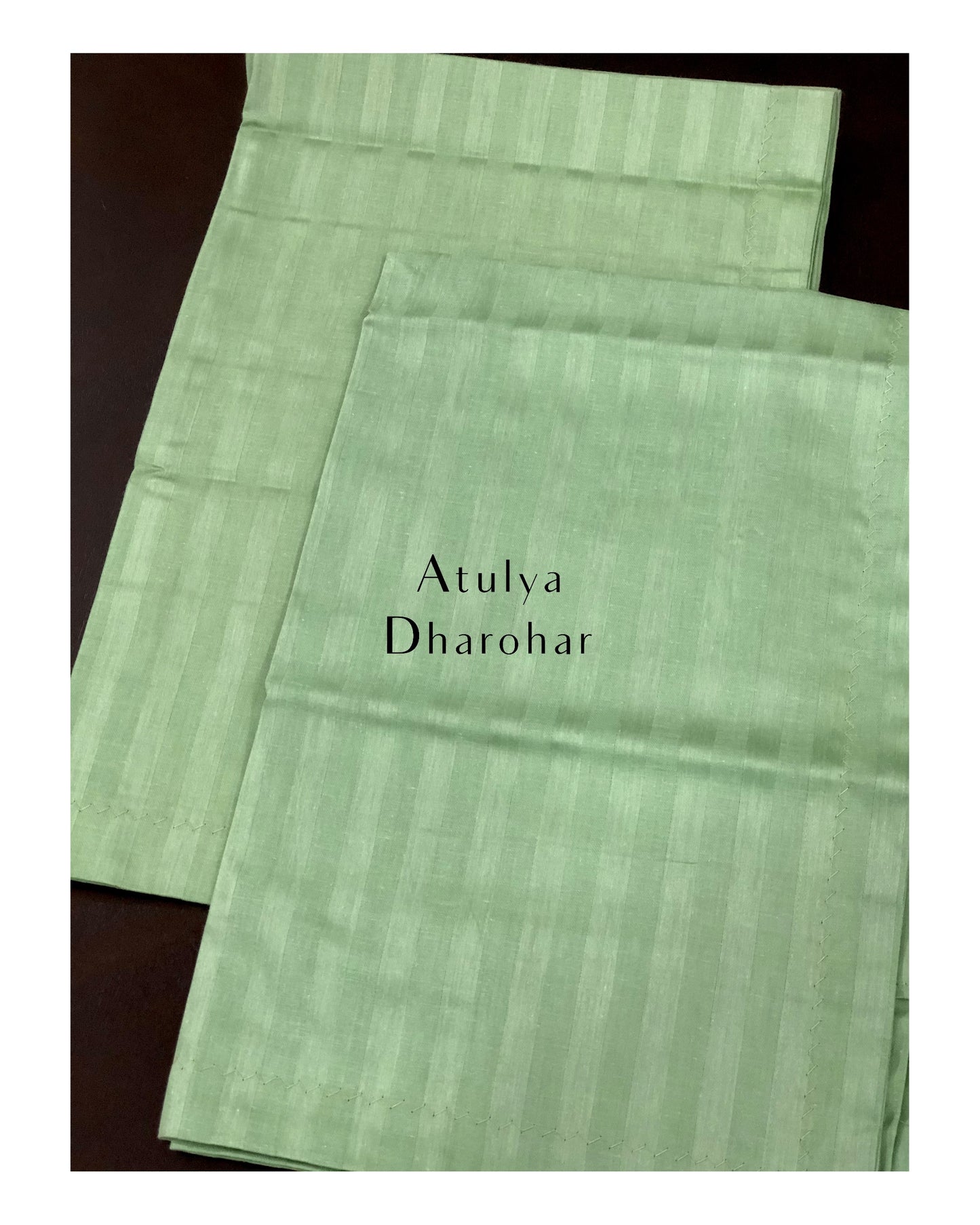 Green Satin Feel Pillow Covers