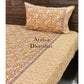 Mustard Floral Jaal Bedsheet