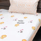 Lion and Elephant Kids Hand Block Printed Single Bedsheet