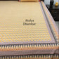 Yellow Butti Cotton King Size Bedsheet