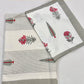 Red Floral Motifs Super King Cotton Bedsheet