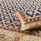 Indigo and Maroon Cotton Kalamkari Super King Bedsheet