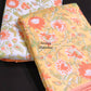 Yellow and Orange Floral Jaal Mulmul Single Dohar Pair