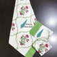 Pink and Turquoise Mughal Jaal Hand Block Waffle Cotton Towel Set
