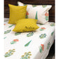 Multicolour Floral Motifs Cotton Bedsheet