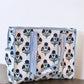 Blue Marigold Medium Tote Bag with Zip