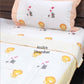 Lion and Elephant Hand Block Mulmul Baby Dohar