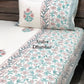 Designer Mughal Motifs with Floral Jaal Bedsheet