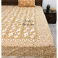 Mustard Floral Jaal Bedsheet