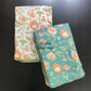 Orange Floral Single Mulmul Dohar Pair