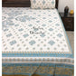 Teal Floral Mandala Bedsheet