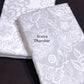 Grey Floral Mulmul Single Dohar Pair