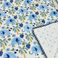 Blue Elephant Hand Block Printed Mulmul Baby Dohar