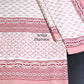 Pink Butti Cotton King Size Bedsheet