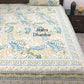 Green Leaf Motifs Bedsheet