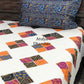 Multicolour Bandhani Cotton Super King Bedsheet
