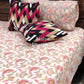 Pink Floral Jaal Cotton King Size Bedsheet