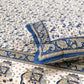Elephant and Bird Motifs Cotton King Size Bedsheet