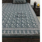 Grey Floral Single Bedsheet