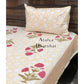 Light Yellow Floral Buta Bedsheet