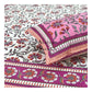 Pink Floral Jaal Single Bedsheet