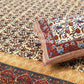 Maroon & Blue Cotton Kalamkari King Size Bedsheet