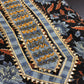Black and Blue Gota Patti Suit Fabric with Cotton Dupatta