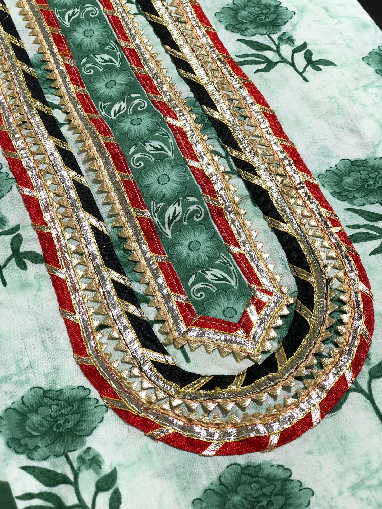 Gota Patti Suit with Dupatta Fabric