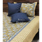 Green and Blue Floral Jaal Bedsheet