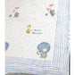 Lion, Giraffe & Playing Elephants Mulmul Baby Quilt