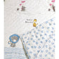 Lion, Giraffe & Playing Elephants Mulmul Baby Quilt