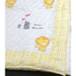 Lion & Playing Elephants Mulmul Baby Quilt