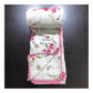 Pink Floral Jaal Mulmul Double Bed Dohar