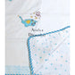 Elephant with Stars Hand Block Printed Baby Dohar