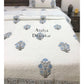 Blue Mughal Motifs Mulmul Comforter Set