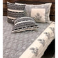 Grey Floral Bedsheet
